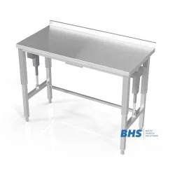 Table en métal avec surface réglable 800