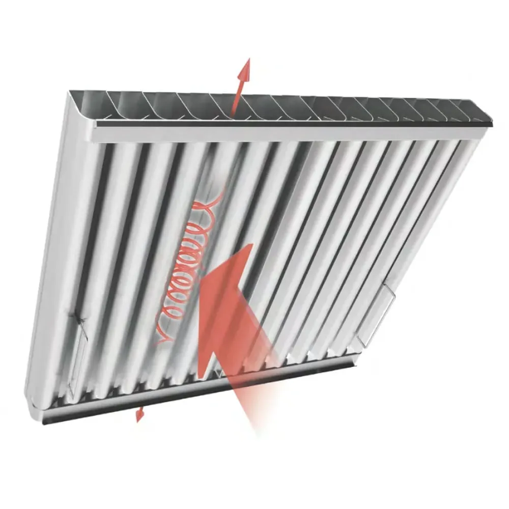 Hotte de cuisine îlot avec arrivée d’air HPCD 2800