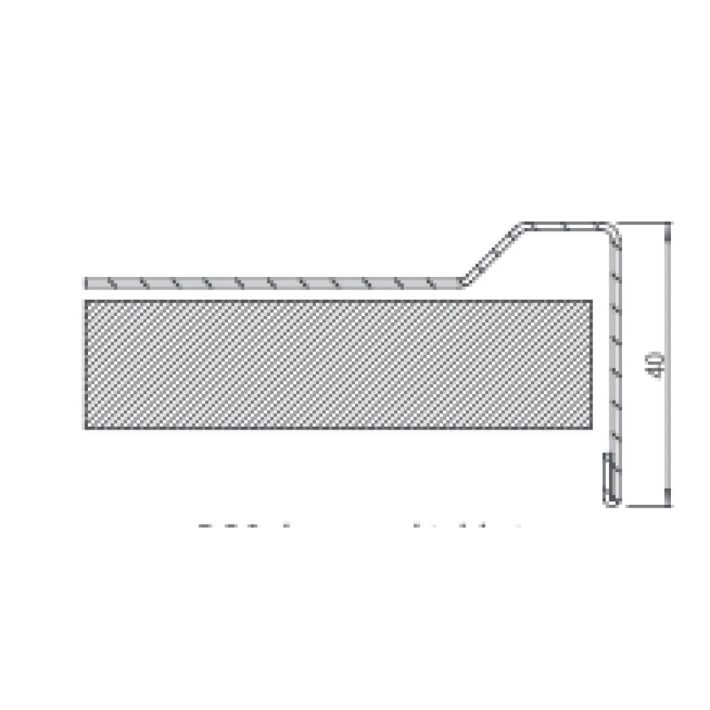 Table en métal avec 2 étagères 2000