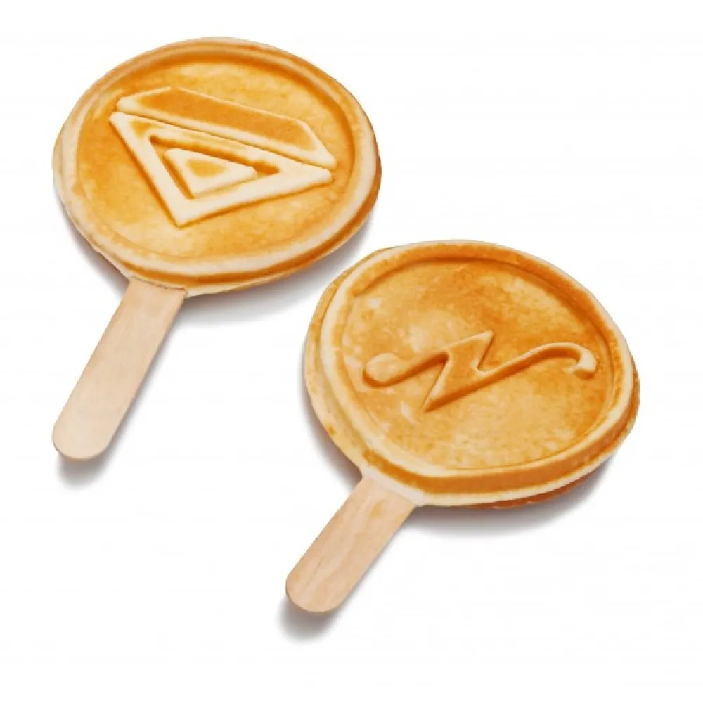 Baking plate MyLogo Waffle 2go