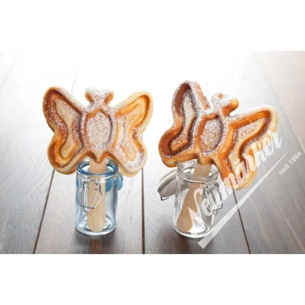 Butterfly on a stick baking plate