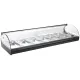 Vitrine chauffante pour bacs Cristal 6 | 6x GN 1/3
