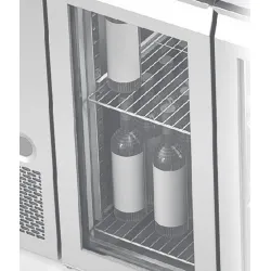 Backbar cooling counter 1 section