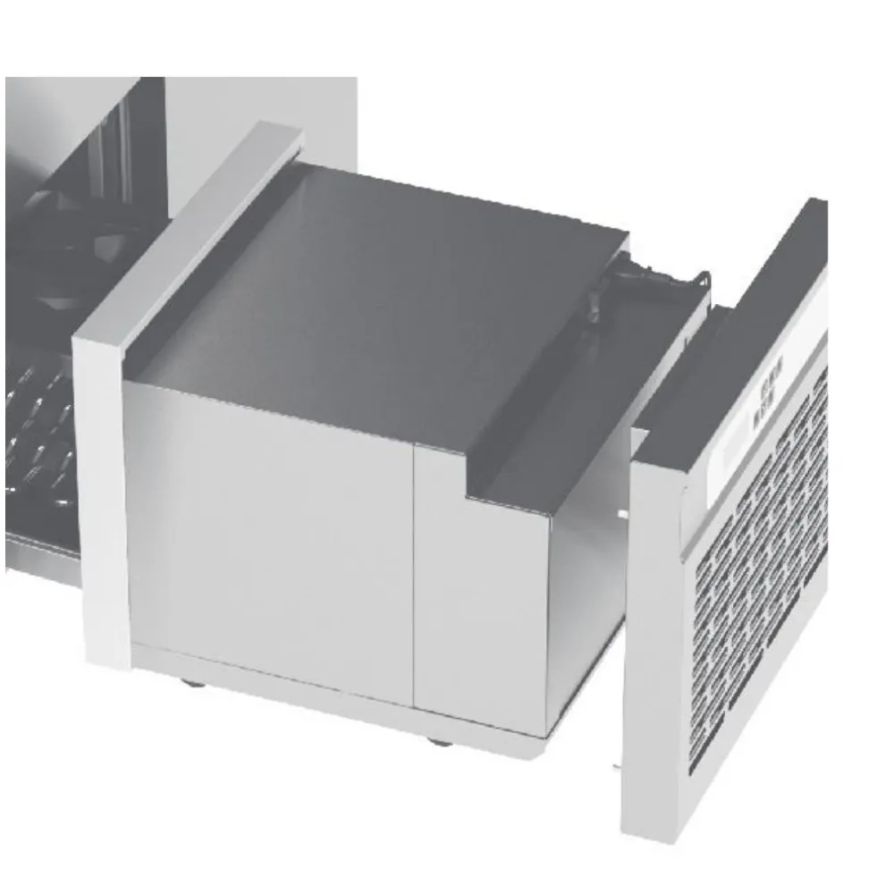 Backbar freezer counter 2 section