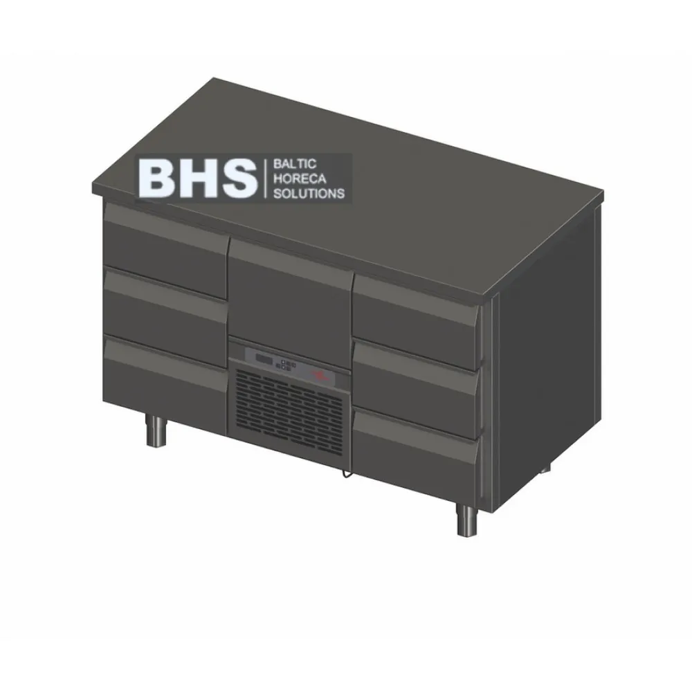 Table réfrigérée pour crème glacée