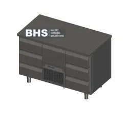 Table réfrigérée pour crème glacée