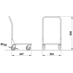 ROUE DE TRANSPORT BACCO 50x50