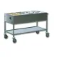CHARIOT THERMIQUE BAIN MARIE EN ACIER INOXYDABLE CAPRICORNO 4 GN1/1