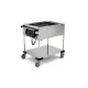 CHARIOT BAIN-MARIE EN ACIER INOXYDABLE COMPASS 2BM