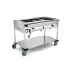 CHARIOT BAIN-MARIE EN ACIER INOXYDABLE COMPASS 3 F SEP
