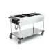 CHARIOT BAIN-MARIE EN ACIER INOXYDABLE COMPASS 3 SEP