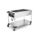 CHARIOT BAIN-MARIE EN ACIER INOXYDABLE COMPASS 3BM