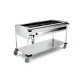CHARIOT BAIN-MARIE EN ACIER INOXYDABLE COMPASS 4 F
