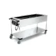 CHARIOT BAIN-MARIE EN ACIER INOXYDABLE COMPASS 4BM
