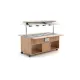 BUFFET CHAUFFANT BAIN MARIE AVEC LAMPES INFRAROUGES HAPPY 4 BM/INFRA