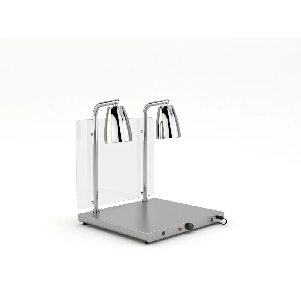 SURFACE CHAUFFANTE AVEC 2 LAMPES INFRAROUGES HELIOS 2/1 FIX P2