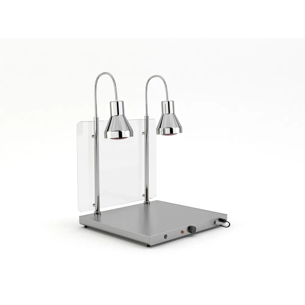 SURFACE CHAUFFANTE AVEC 2 LAMPES INFRAROUGES FLEXIBLES HELIOS 2/1 FLEX P1