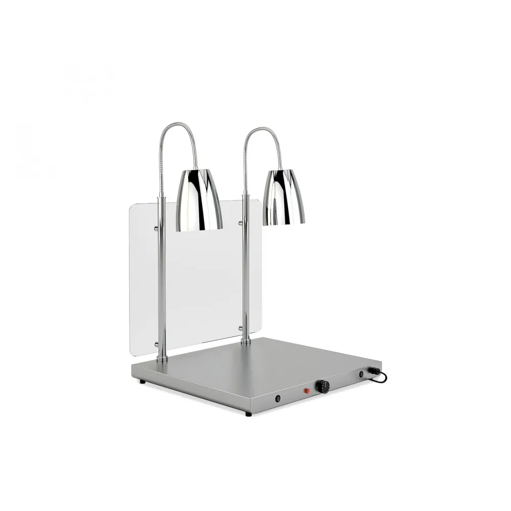SURFACE CHAUFFANTE AVEC 2 LAMPES INFRAROUGES FLEXIBLES HELIOS 2/1 FLEX P2