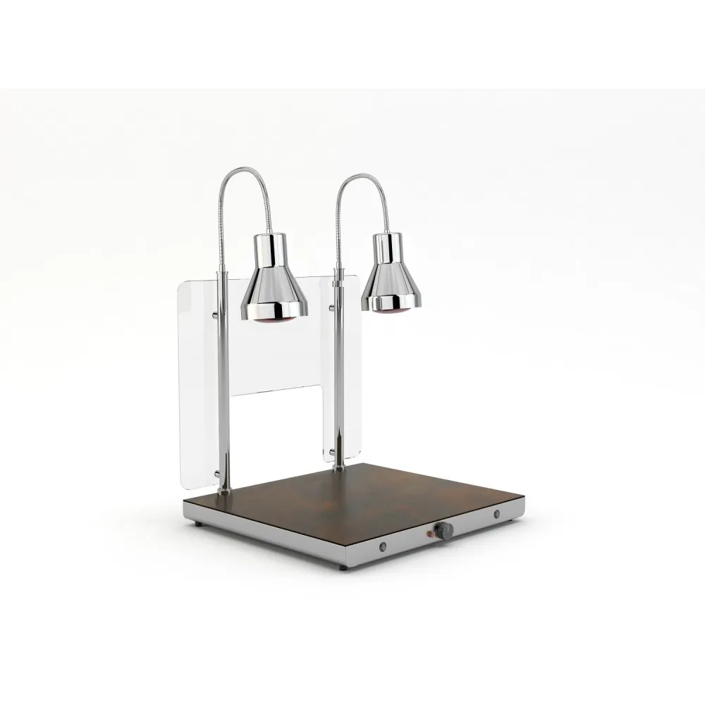 SURFACE CHAUFFANTE AVEC 2 LAMPES INFRAROUGES FLEXIBLES HELIOS 2/1 PASS FLEX P1