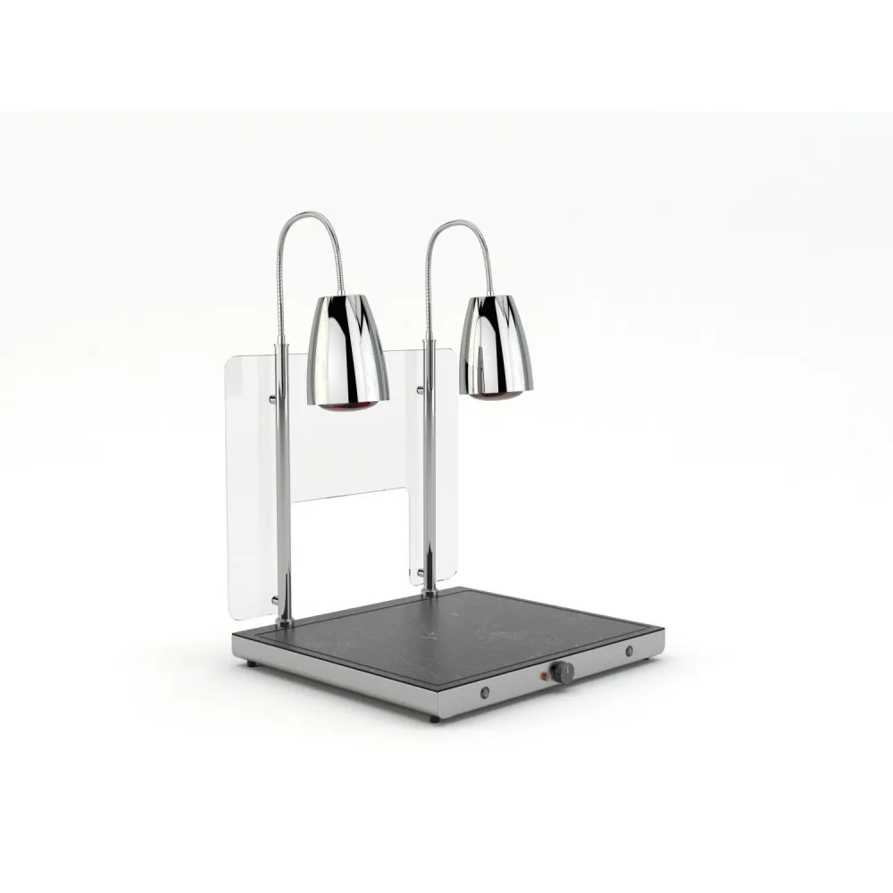 SURFACE CHAUFFANTE AVEC 2 LAMPES INFRAROUGES FLEXIBLES HELIOS 2/1 PASS FLEX P2