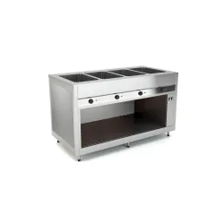 BAIN-MARIE BUFFET CHAUD AVEC DES MARMITES SÉPARÉES OMNIA 3BM/SEP