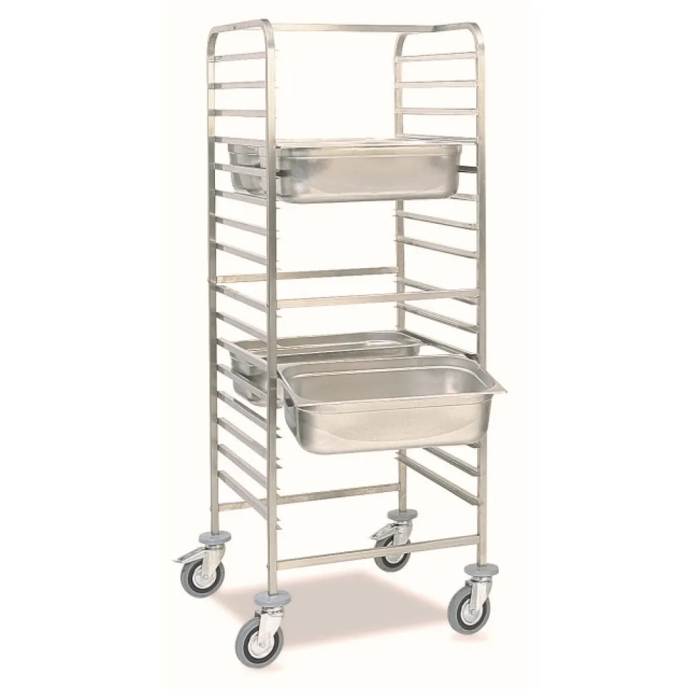 CHARIOT POUR PLATEAUX VEGA GN2/1 C16