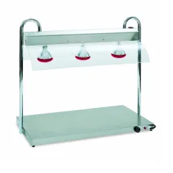 SURFACE CHAUFFANTE AVEC SUPPORT DE LAMPE INFRAROUGE VULCANO 3/1 INFRA