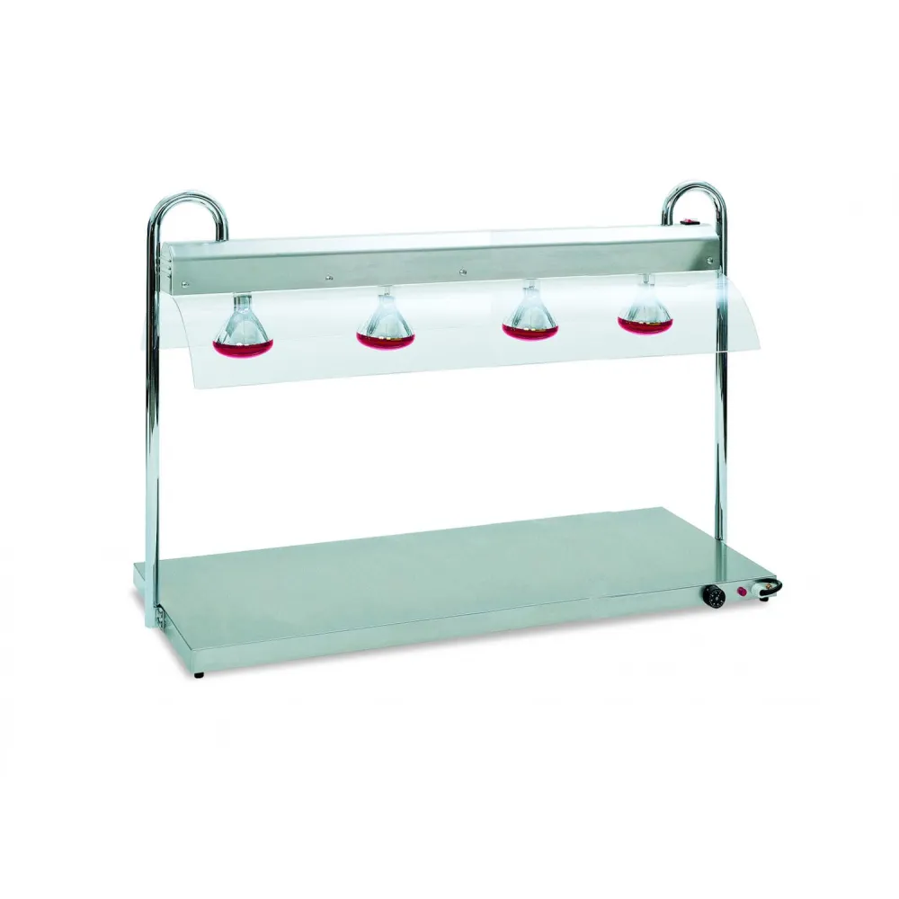 SURFACE CHAUFFANTE AVEC SUPPORT DE LAMPE INFRAROUGE VULCANO 4/1 INFRA