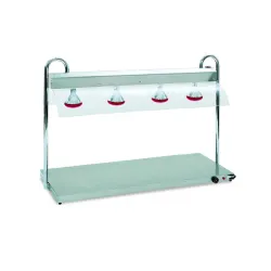 SURFACE CHAUFFANTE AVEC SUPPORT DE LAMPE INFRAROUGE VULCANO 4/1 INFRA