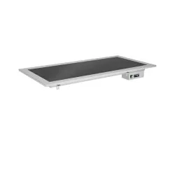 SURFACE CHAUDE EN VERRE TREMPÉ DROP-IN-2PC