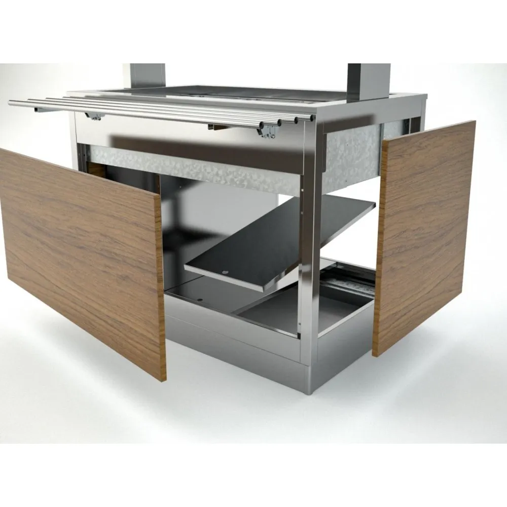 BUFFET FROID À VENTILATION AVEC COMPARTIMENT INFÉRIEUR FROID OMNIA 3RV/SF