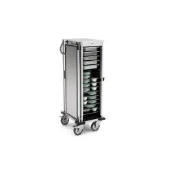 ARMOIRE CHAUDE INOX SUR ROULETTES THERMOVEGA 1 L10