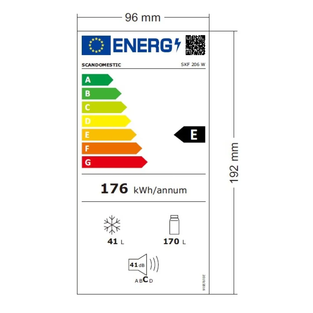 Réfrigérateur Combi SKF 206 W