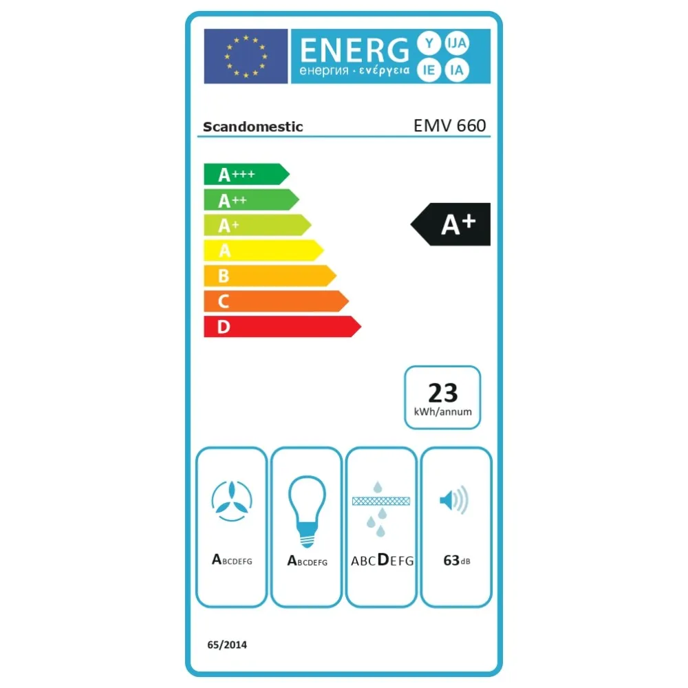 Hotte murale EMV 660