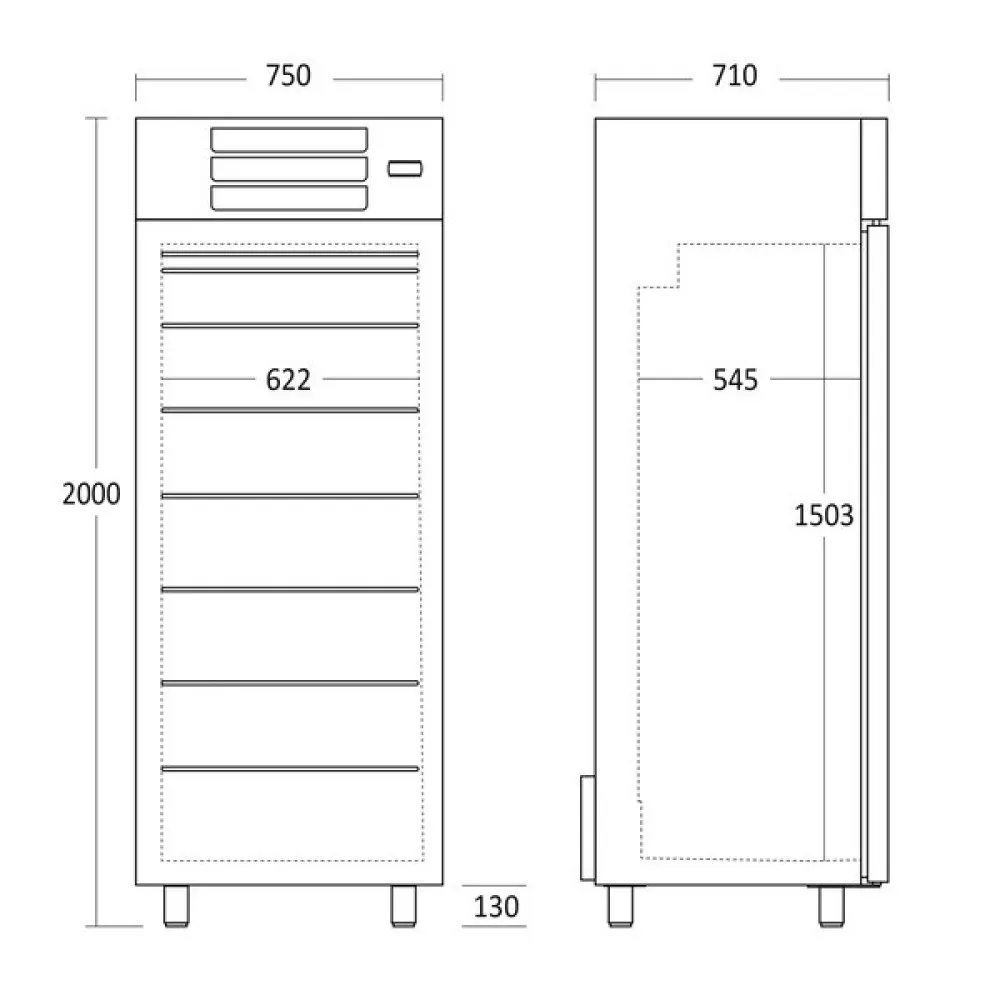 Congélateur GUF600W
