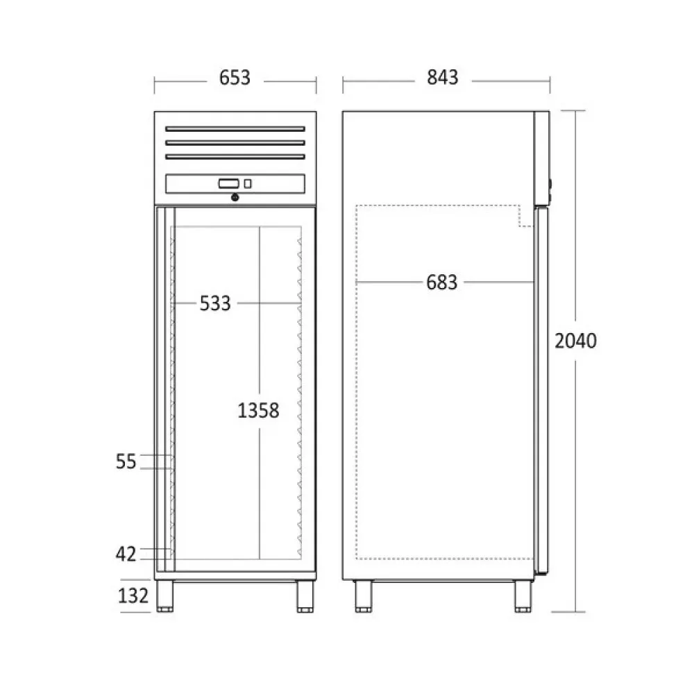 Congélateur GUF700X