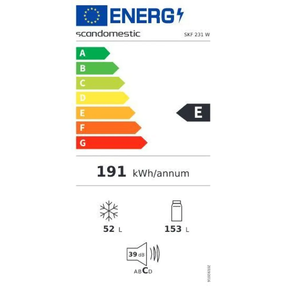 Réfrigérateur Combi SKF 231 W