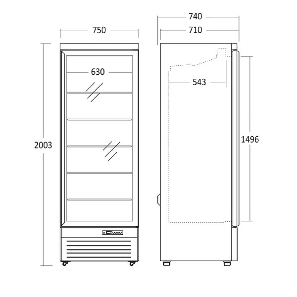 Réfrigérateur DC614BB