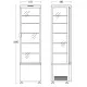 Vitrine réfrigérante RTC287BE