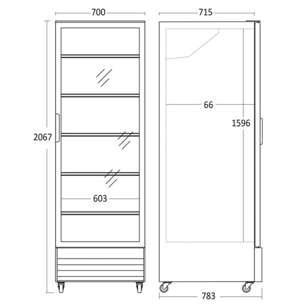 Réfrigérateur SD 726 BE