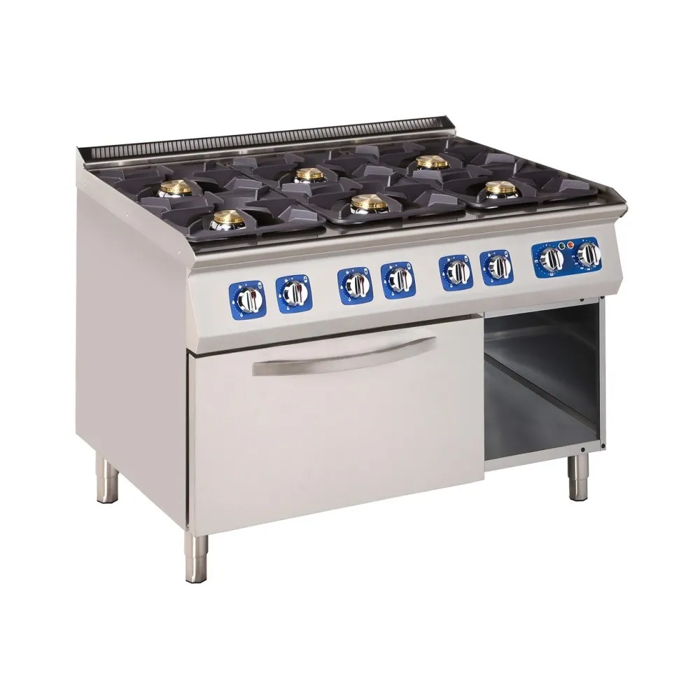 Cuisinière à gaz avec four électrique 59,2 kW