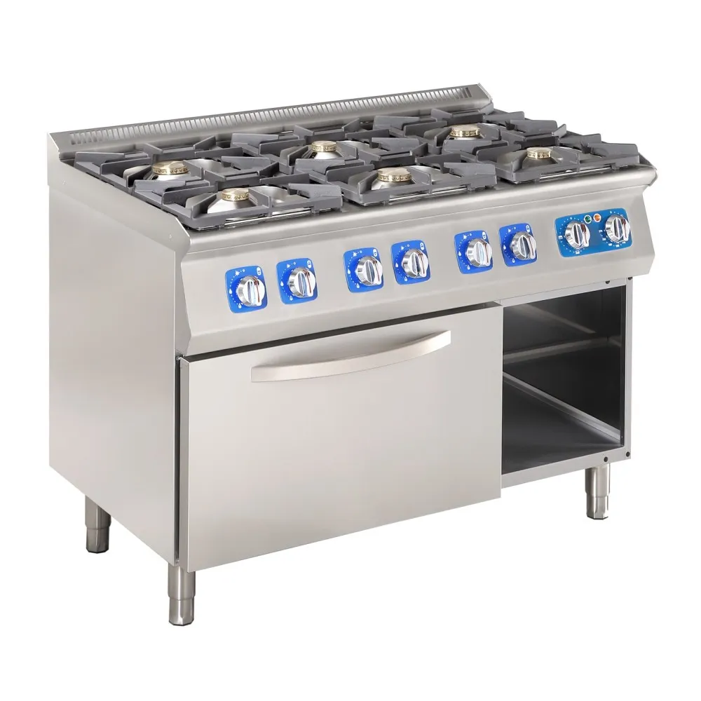 Cuisinière à gaz avec four électrique 33,9 KW