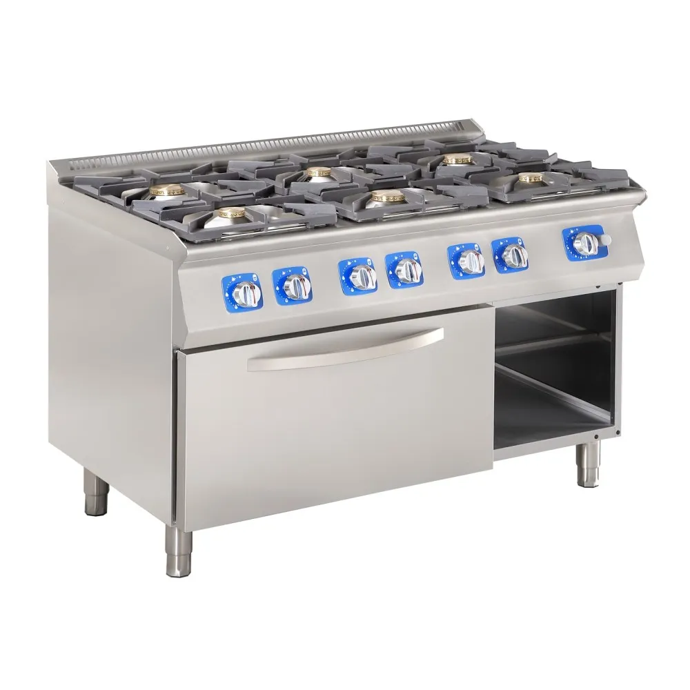 Cuisinière à gaz avec four à gaz 39,6 KW