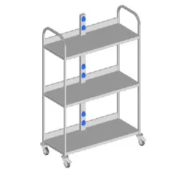 Chariot de service en chambre (pour les boîtes chaudes du service en chambre)