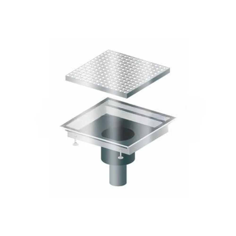 Siphon de sol-monobloc 300 x 300 mm