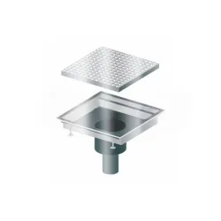 Siphon de sol-monobloc 300 x 300 mm