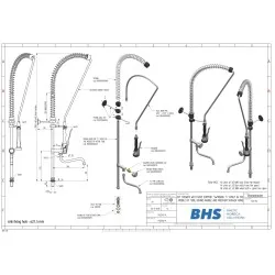 Industrial kitchen shower kit  P00011