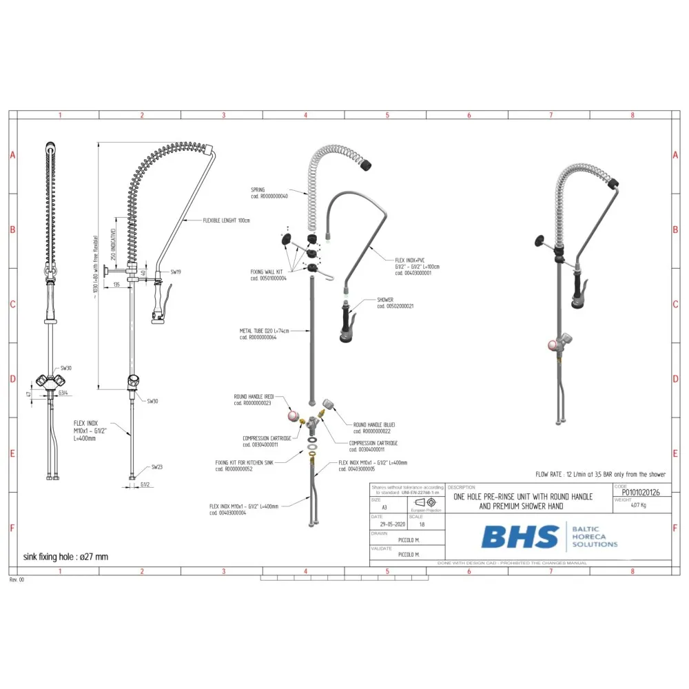 PRE-RINSE FAUCET P20126