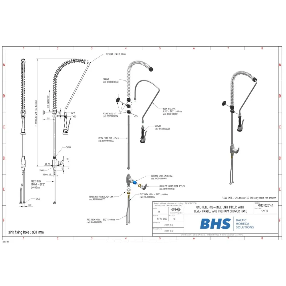 PRE-RINSE FAUCET P20144