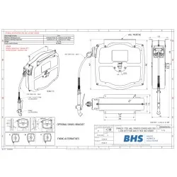 Wall mounted hose reels SR35A